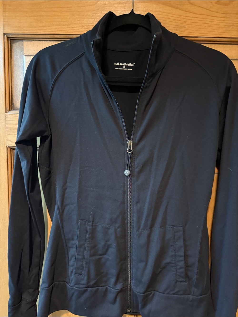 Tuff Athletics Black Full-Zip Performance Jacket